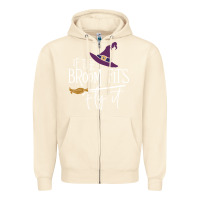 Sandshell if the broom fit fly it Zipper Hoodie - ArtChic