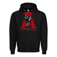 Black alabama roll tide Zipper Hoodie - ArtChic