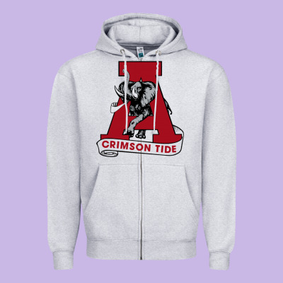 Alabama Roll Tide Zipper Hoodie Designed By Artchic