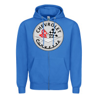 True Royal #corvette Zipper Hoodie - ArtChic