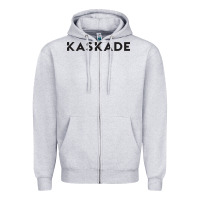 Heather Grey kaskade Zipper Hoodie - ArtChic