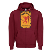 Burgundy fireball cinnamon whisky Zipper Hoodie - ArtChic