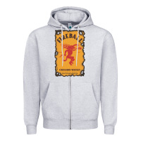 Heather Grey fireball cinnamon whisky Zipper Hoodie - ArtChic