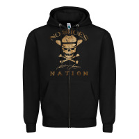 Black Shoes nation no shoes nation no shoes nation no shoes nation Zipper Hoodie - ArtChic