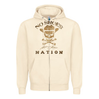 Sandshell Shoes nation no shoes nation no shoes nation no shoes nation Zipper Hoodie - ArtChic