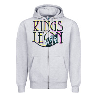 Heather Grey kings of leons Zipper Hoodie - ArtChic