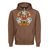 Chestnut praha prague czech republic coat of arms ex czechoslovakia t shirt Zipper Hoodie - ArtChic