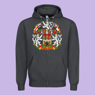 Praha Prague Czech Republic Coat Of Arms Ex Czechoslovakia T Shirt Zipper Hoodie Designed By Artchic