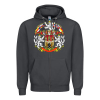 Smoke praha prague czech republic coat of arms ex czechoslovakia t shirt Zipper Hoodie - ArtChic