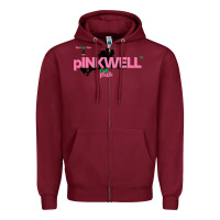 Burgundy pINKWELL TM for Sorors Boston AKAs Beach Party Martha's Vineyard Zipper Hoodie - ArtChic