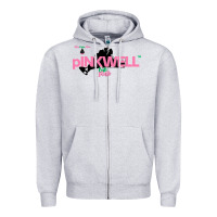 Heather Grey pINKWELL TM for Sorors Boston AKAs Beach Party Martha's Vineyard Zipper Hoodie - ArtChic