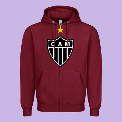 The-atlético-mineiro-merch Zipper Hoodie Designed By Artchic