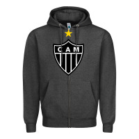 Charcoal Heather the-atlético-mineiro-merch Zipper Hoodie - ArtChic