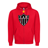 Red the-atlético-mineiro-merch Zipper Hoodie - ArtChic