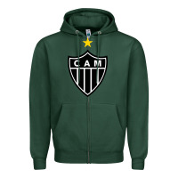Sports Green the-atlético-mineiro-merch Zipper Hoodie - ArtChic