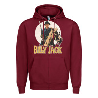 Burgundy Billy Jack, the Billy Jack, Billy Jack art, Billy Jack vintage, Billy  Zipper Hoodie - ArtChic