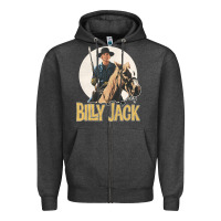 Charcoal Heather Billy Jack, the Billy Jack, Billy Jack art, Billy Jack vintage, Billy  Zipper Hoodie - ArtChic