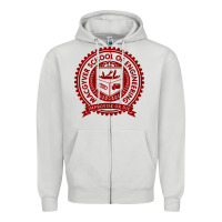Dove Grey macgyver school of engineering Zipper Hoodie - ArtChic