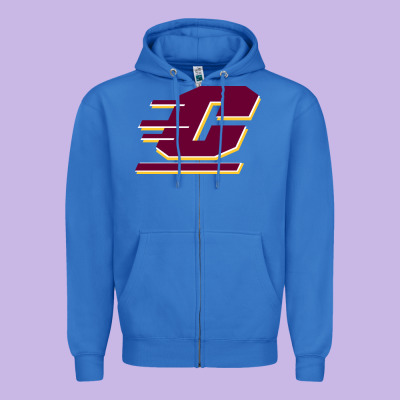 The Central Michigan Of Chippewas Zipper Hoodie Designed By Artchic