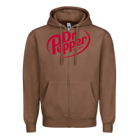 Chestnut Dr.pepper 1885 Zipper Hoodie - ArtChic