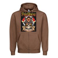 Chestnut firehouse rock love Zipper Hoodie - ArtChic
