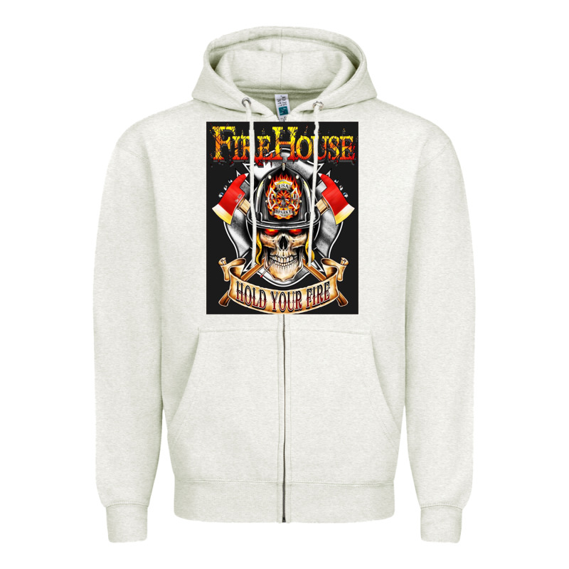 Firehouse Rock Love Zipper Hoodie by ArtChic | Teevron