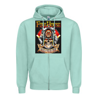 Seafoam firehouse rock love Zipper Hoodie - ArtChic
