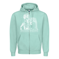 Seafoam breaking benjamin 3 Zipper Hoodie - ArtChic