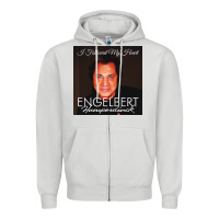 Dove Grey engelbert humperdinck Zipper Hoodie - ArtChic