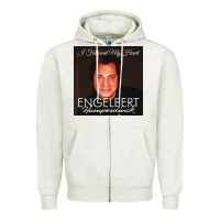Oatmeal Heather engelbert humperdinck Zipper Hoodie - ArtChic