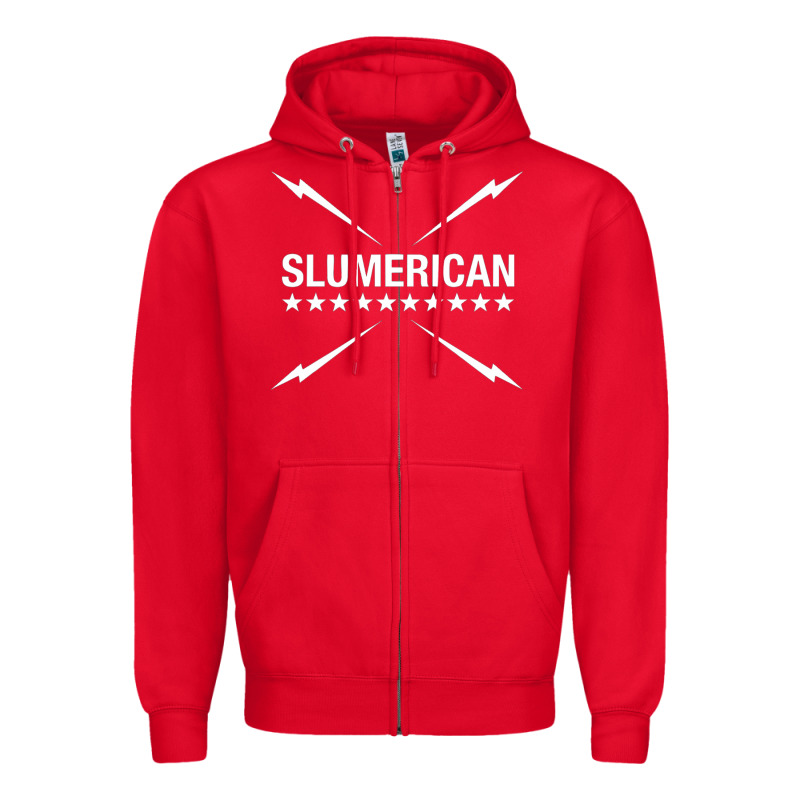 Slumerican Zipper Hoodie by ArtChic | Teevron