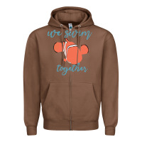 Chestnut just keep swimming 25 Zipper Hoodie - ArtChic