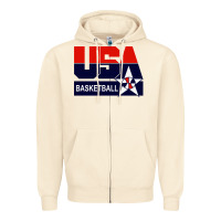 Sandshell usa basketball Zipper Hoodie - ArtChic