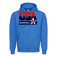 True Royal usa basketball Zipper Hoodie - ArtChic