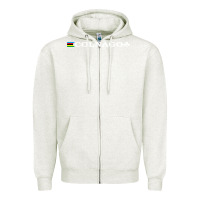 Oatmeal Heather Colnago Bicycling Bike Zipper Hoodie - ArtChic