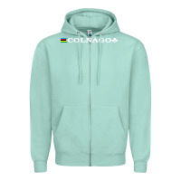 Seafoam Colnago Bicycling Bike Zipper Hoodie - ArtChic