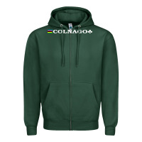 Sports Green Colnago Bicycling Bike Zipper Hoodie - ArtChic