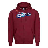 Burgundy OREO Cookies, the OREO Cookies, OREO Cookies art, OREO Cookies vintage Zipper Hoodie - ArtChic