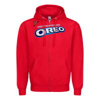 Red OREO Cookies, the OREO Cookies, OREO Cookies art, OREO Cookies vintage Zipper Hoodie - ArtChic
