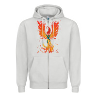 Dove Grey X-Men Jean Grey Phoenix Cosmic Flames Zipper Hoodie - ArtChic