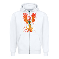 White X-Men Jean Grey Phoenix Cosmic Flames Zipper Hoodie - ArtChic