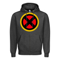 Charcoal Heather xmen Zipper Hoodie - ArtChic
