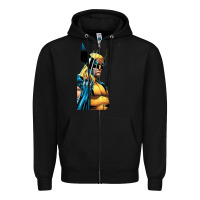 Black wolverine 3 Zipper Hoodie - ArtChic