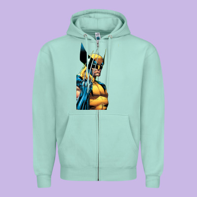 Wolverine 3 Zipper Hoodie Designed By Artchic