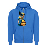 True Royal wolverine 3 Zipper Hoodie - ArtChic