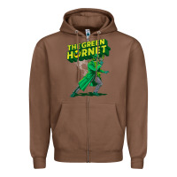 Chestnut the vintage green hornet Zipper Hoodie - ArtChic