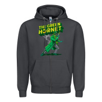 Smoke the vintage green hornet Zipper Hoodie - ArtChic