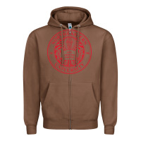 Chestnut Northeastern University Zipper Hoodie - ArtChic