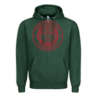 Sports Green Northeastern University Zipper Hoodie - ArtChic