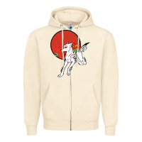 Sandshell Okami Zipper Hoodie - ArtChic